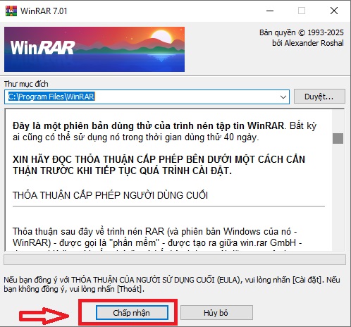 cách tải phần mềm giải nén winrar