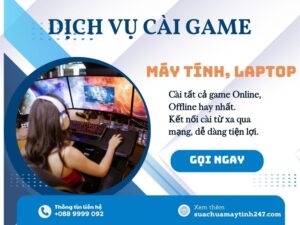 dịch vụ cài đặt game