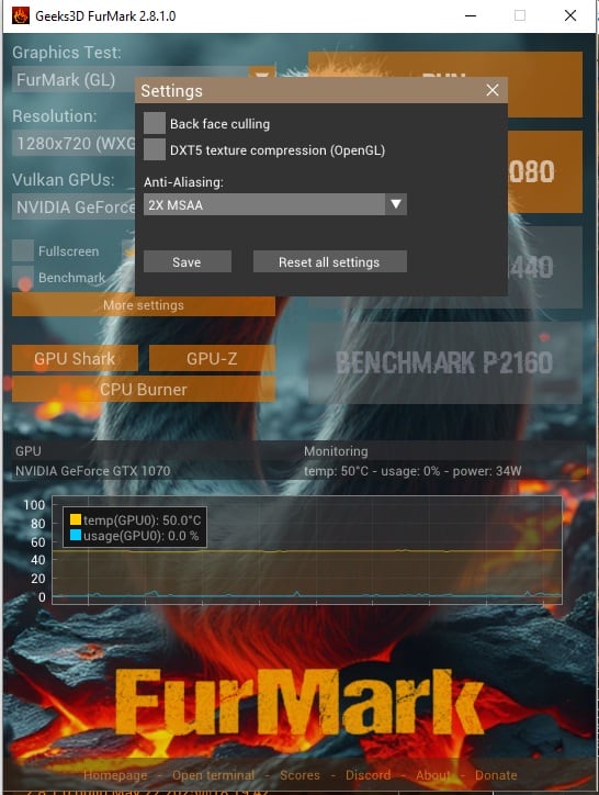 phần mềm furmark