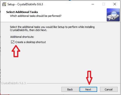 setup CrystalDiskInfo