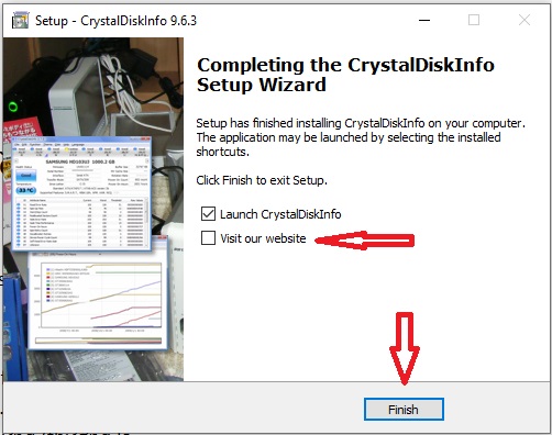 setup CrystalDiskInfo