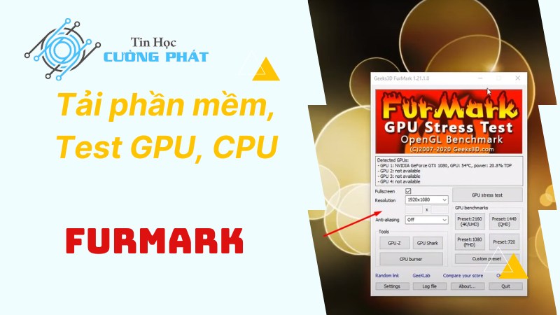 tải phần mềm furmark