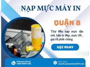 nạp mực máy in quận 9