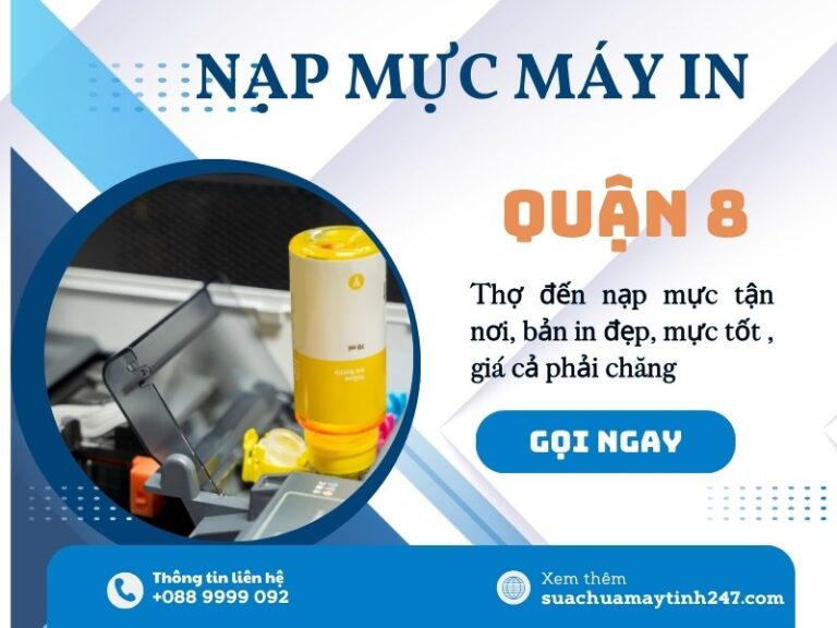 nạp mực máy in quận 9