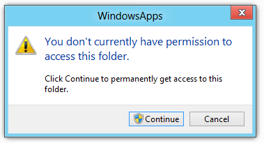 you don't have permission to access