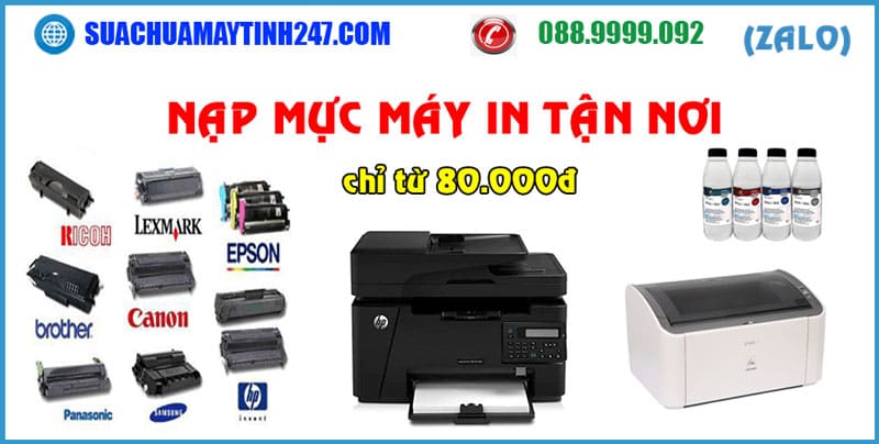 nạp mực máy in