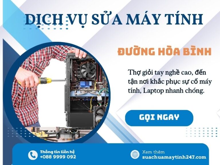 Sửa máy tính đường hòa bình
