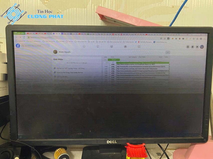 màn hình máy tính bị hư