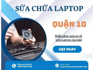 sửa laptop quận 10