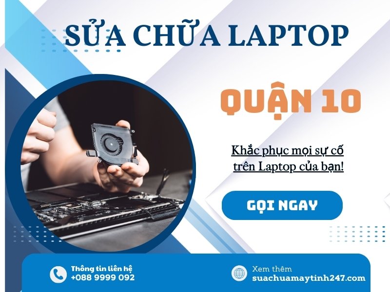 sửa laptop quận 10