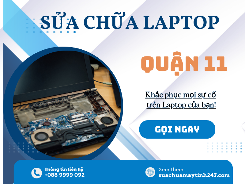 sửa laptop quận 11