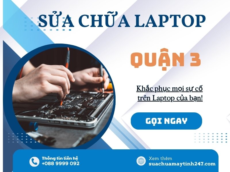 sửa laptop quận 3