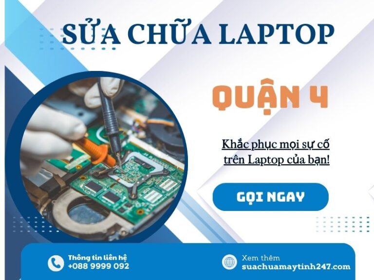 sửa laptop quận 4