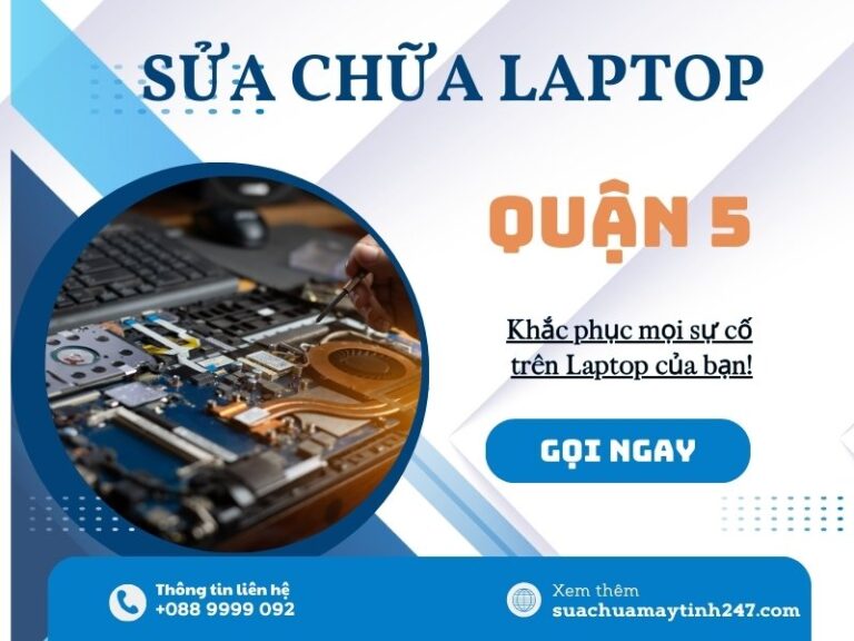 sửa laptop quận 5