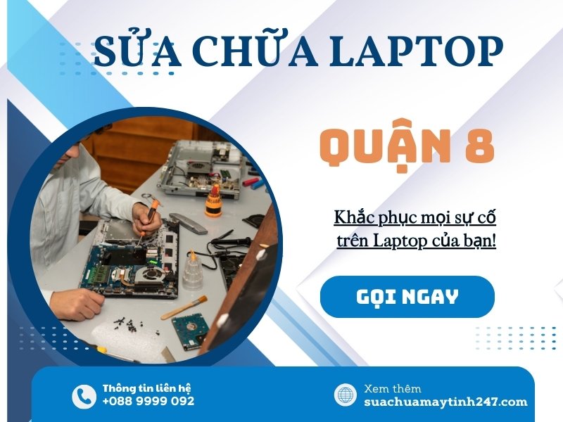 sửa laptop quận 8