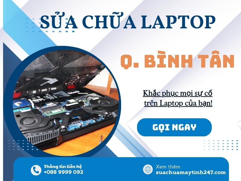 sửa laptop quận bình tân