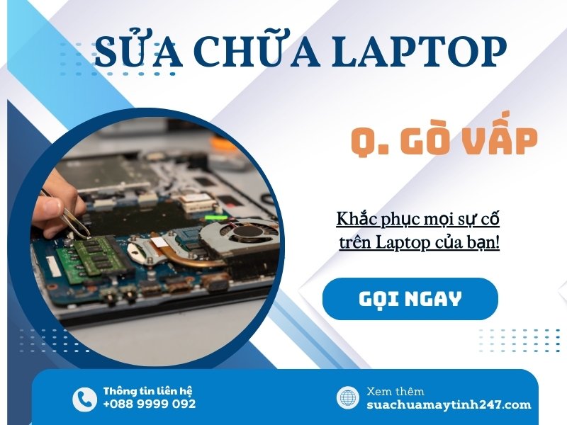 sửa laptop quận gò vấp