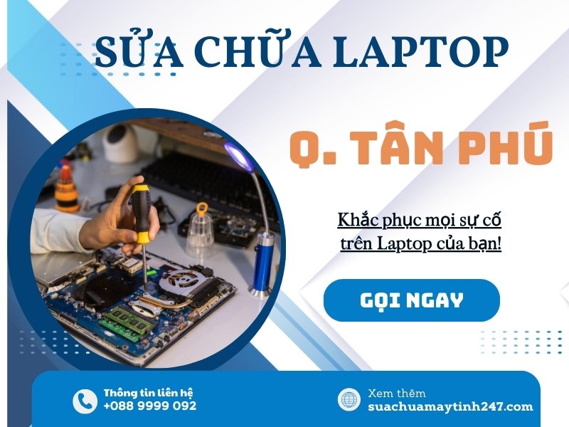 sửa laptop quận tân phú