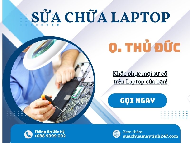 sửa laptop quận thủ đức