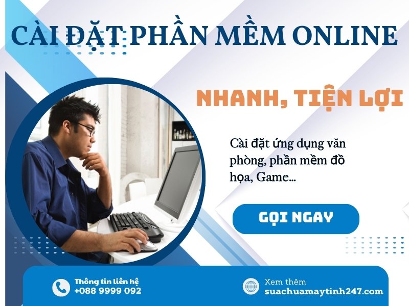 cài đặt phần mềm online
