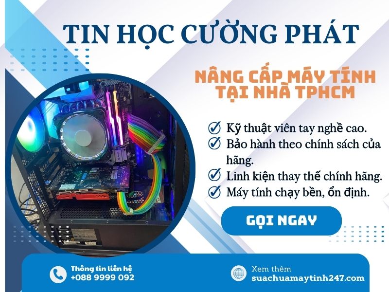 địa chỉ nâng cấp máy tính quận tân bình uy tín