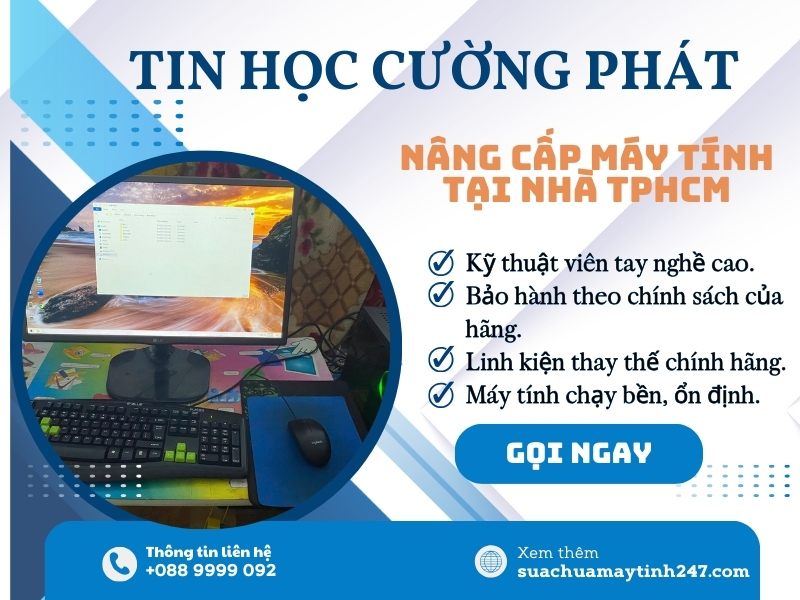địa chỉ nâng cấp máy tính quận tân phú uy tín