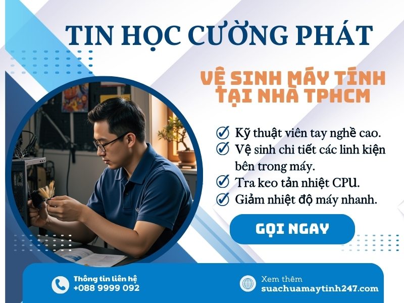 địa chỉ vệ sinh máy tính quận 12