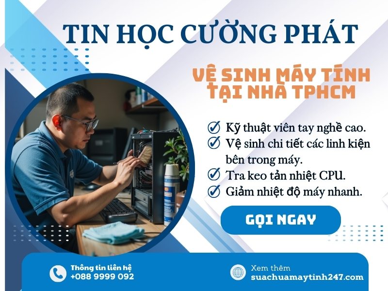 địa chỉ vệ sinh máy tính quận 3
