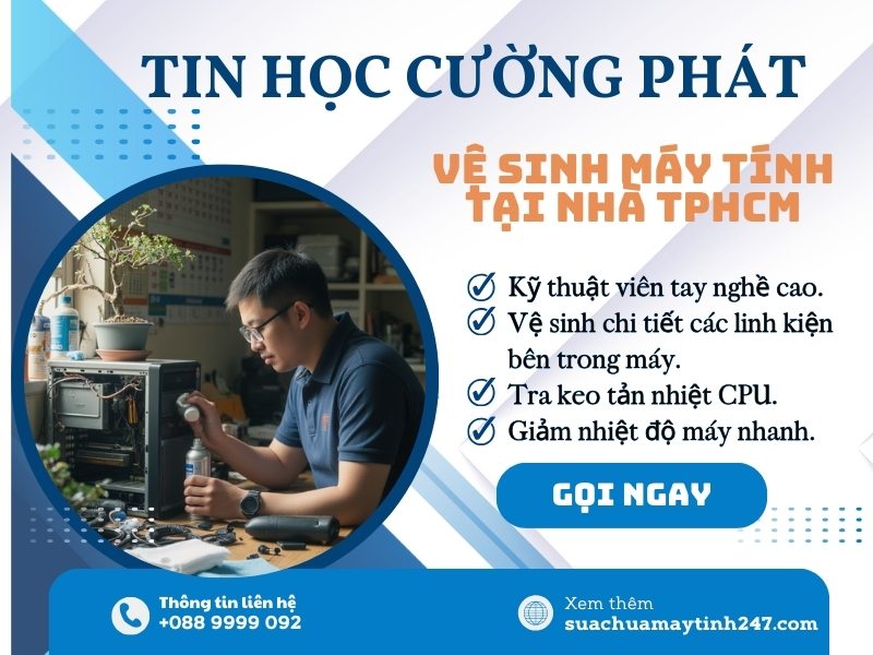 địa chỉ vệ sinh máy tính quận 9 uy tín chuyên nghiệp