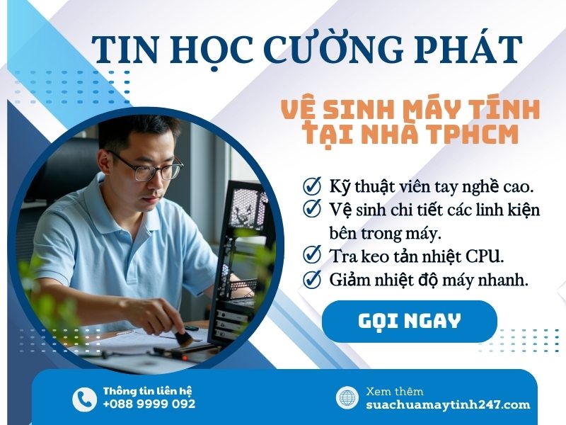 dịch vụ vệ sinh máy tính