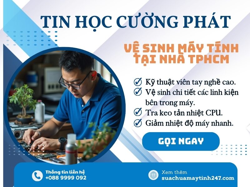 nhận vệ sinh máy tính quận 10