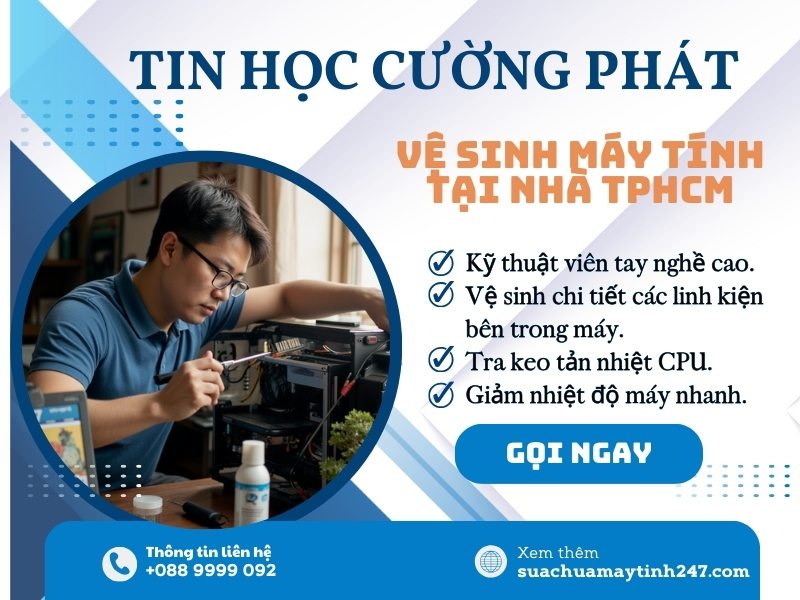 vệ sinh máy tính quận 10