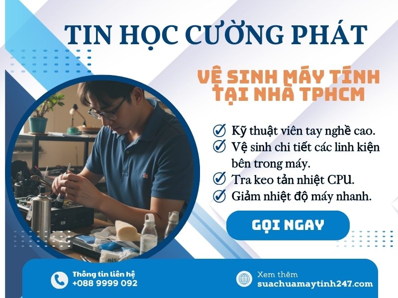 vệ sinh máy tính quận 12