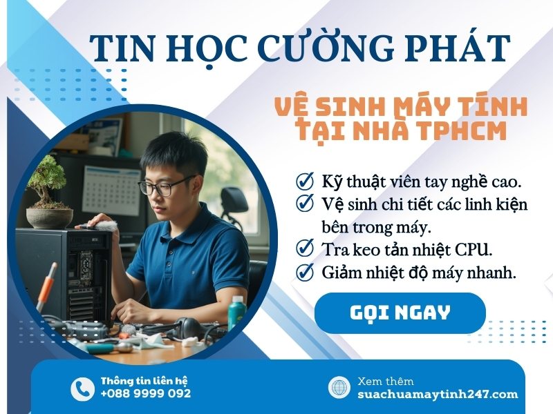 vệ sinh máy tính quận 4