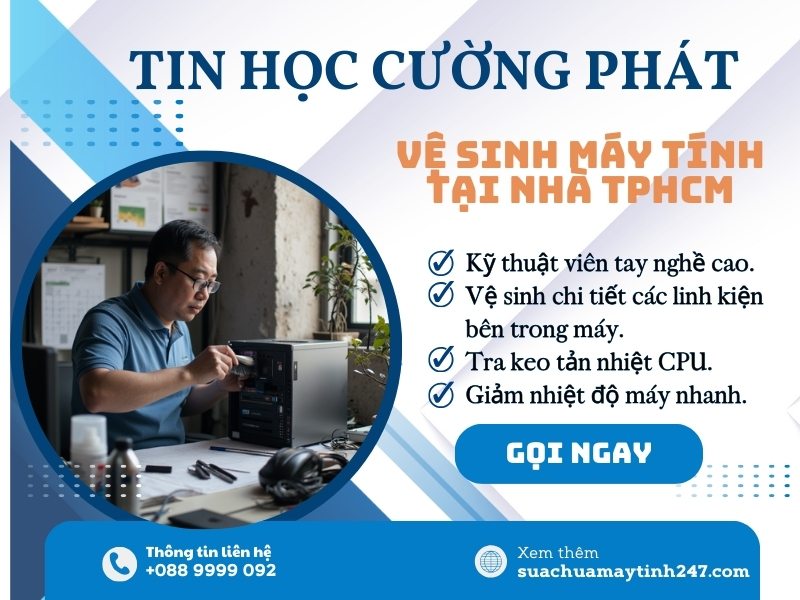 vệ sinh máy tính quận 6