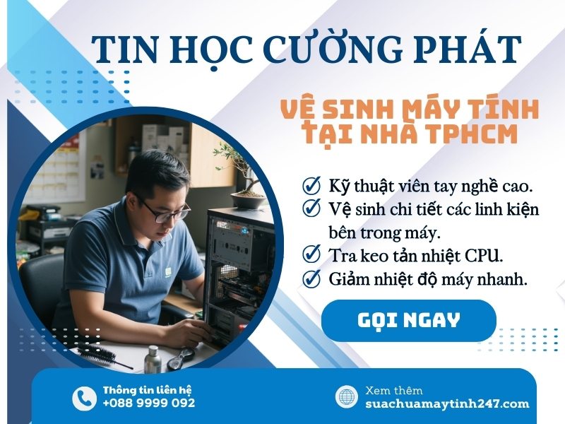 vệ sinh máy tính quận 8