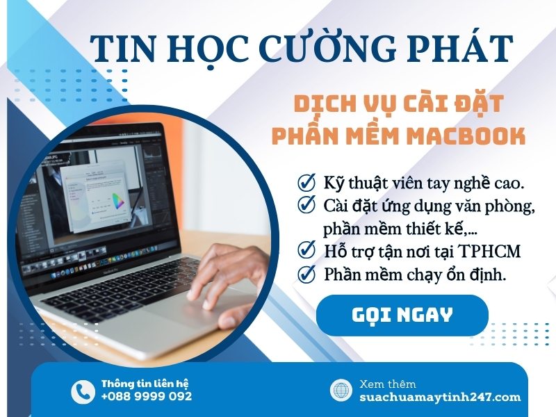cài phần mềm macbook hcm