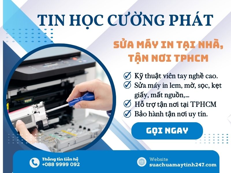 địa chỉ sửa máy in quận 1 uy tín