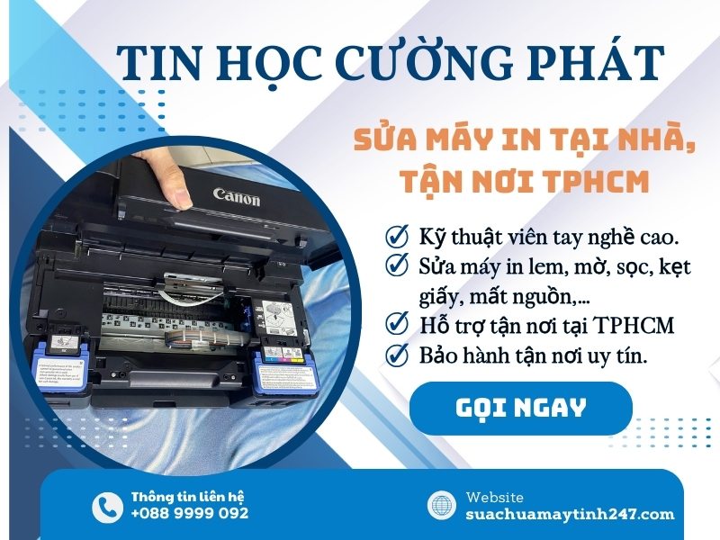 địa chỉ sửa máy in uy tín tphcm