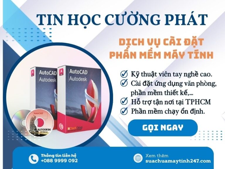dịch vụ cài đặt autocad