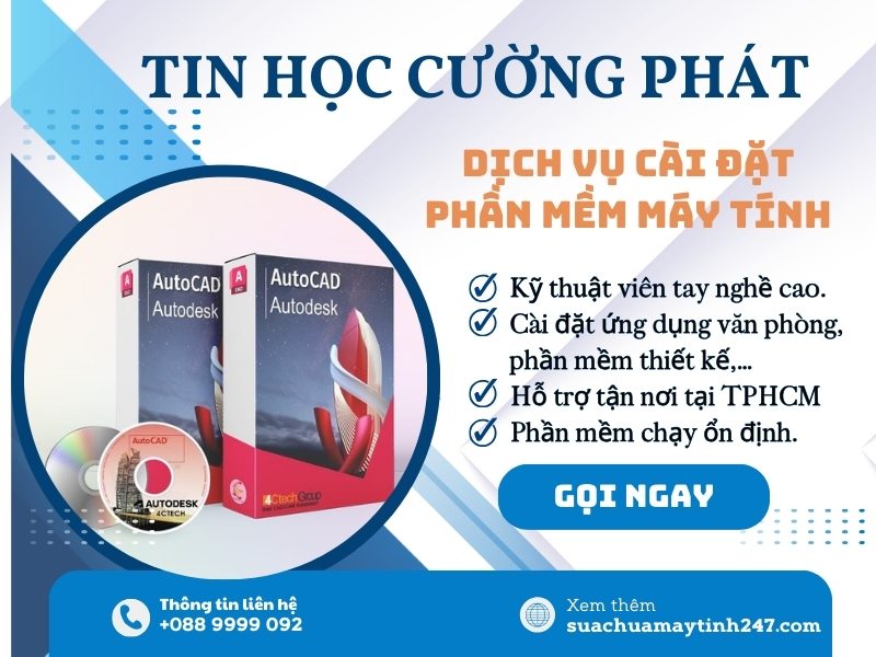 dịch vụ cài đặt autocad