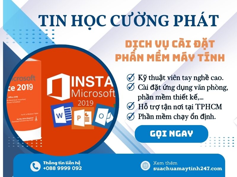 dịch vụ cài office tận nơi