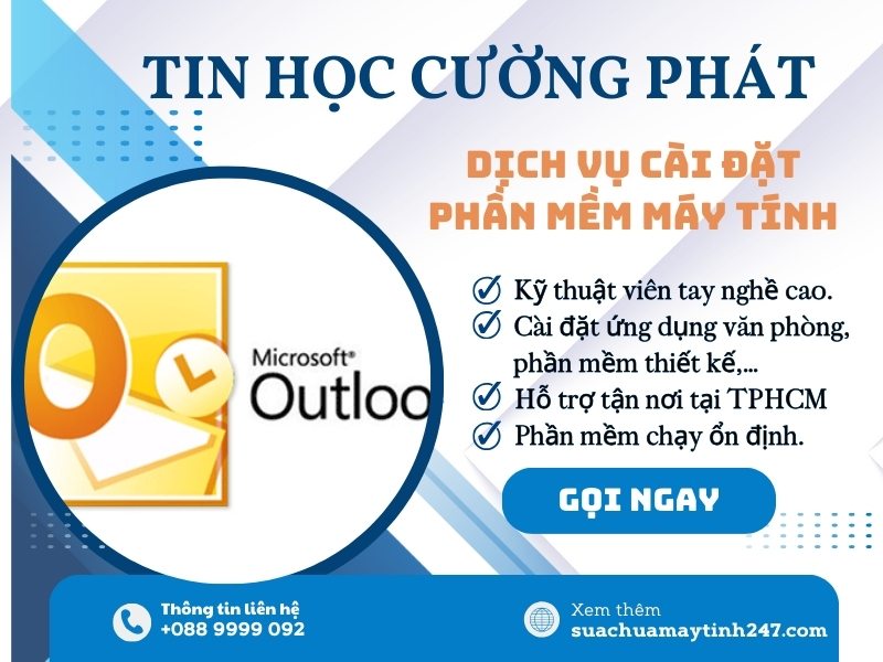 dịch vụ cài outlook