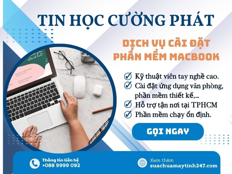 dịch vụ cài phần mềm đồ họa macbook