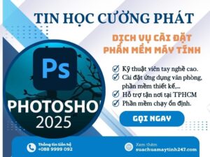 dịch vụ cài phần mềm photoshop