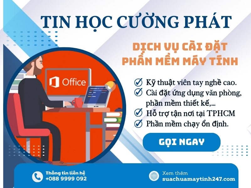dịch vụ cài phần mềm văn phòng