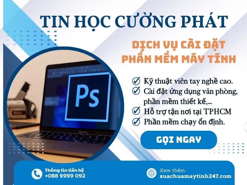 dịch vụ cài photoshop online