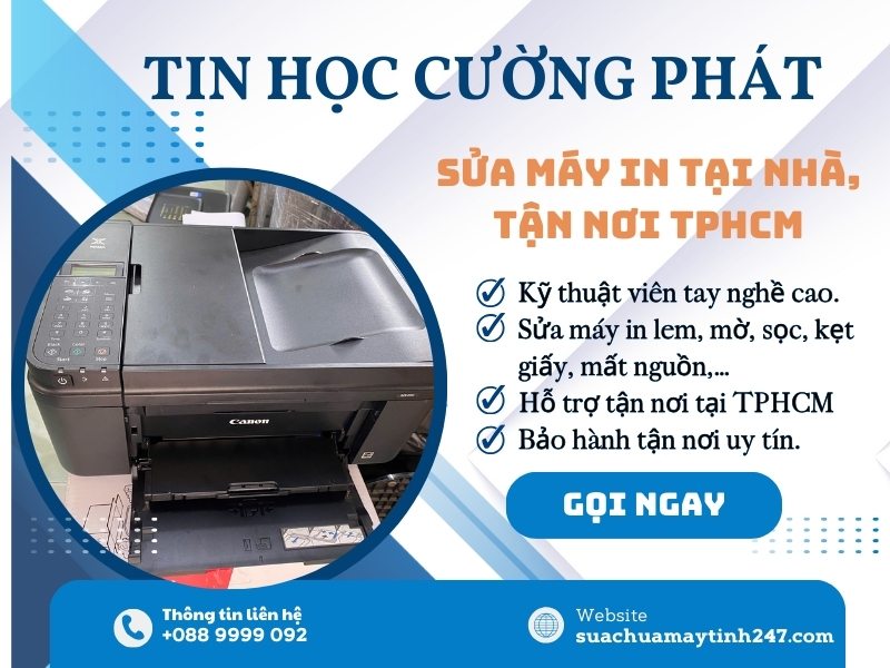 sửa máy in tại nhà