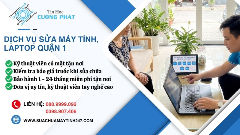 sửa máy tính quận 1 uy tín