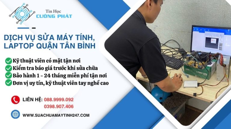 sửa máy tính quận tân bình uy tín